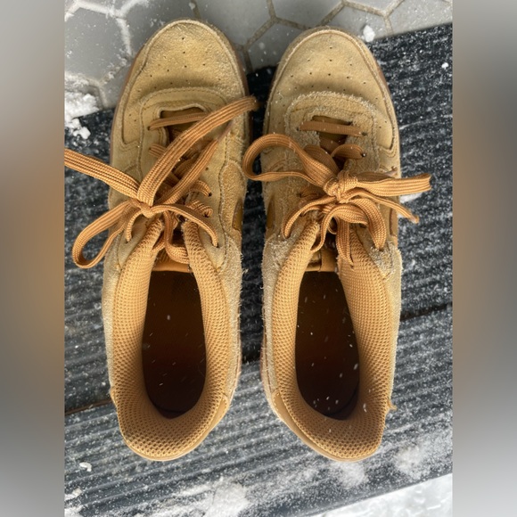 Nike Suede Platform AirForce 1 Sneakers - Picture 5 of 7